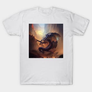 Dragon in the mountains T-Shirt